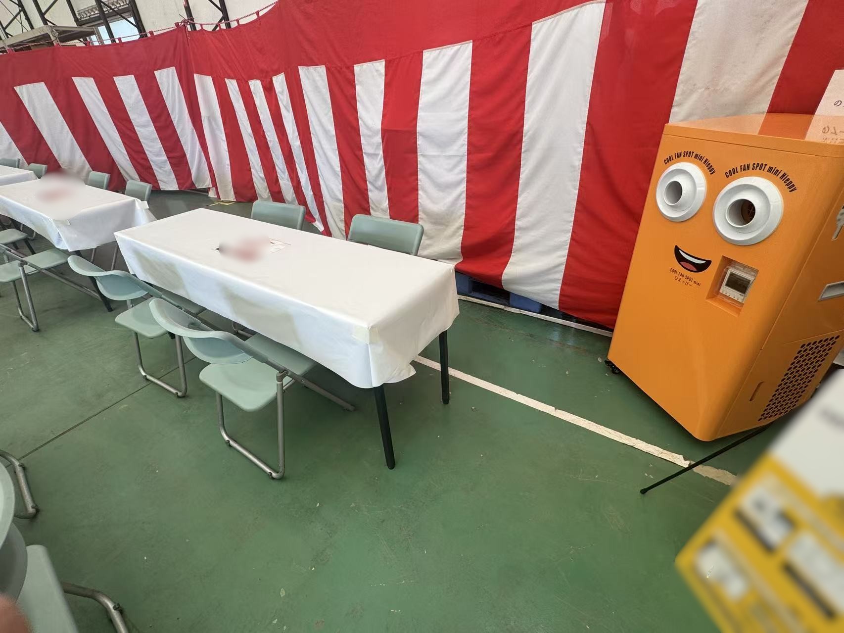 COOL FAN SPOT mini ひえっぴ～™デモ事例